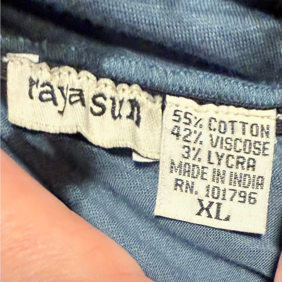 Raya Sun Black and Blue Tie-Dye Mini Skirt - Picture 5 of 6